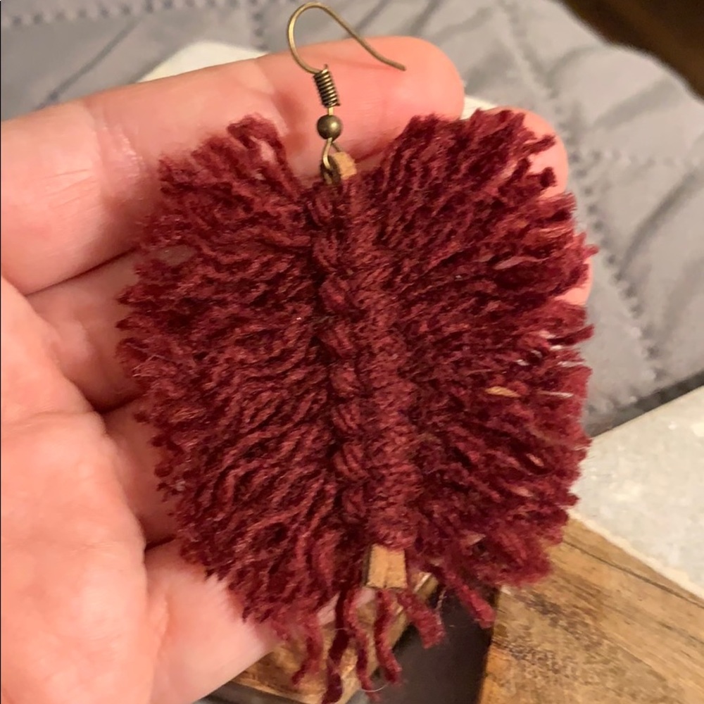 Macrame earrings - Picture 2 of 3